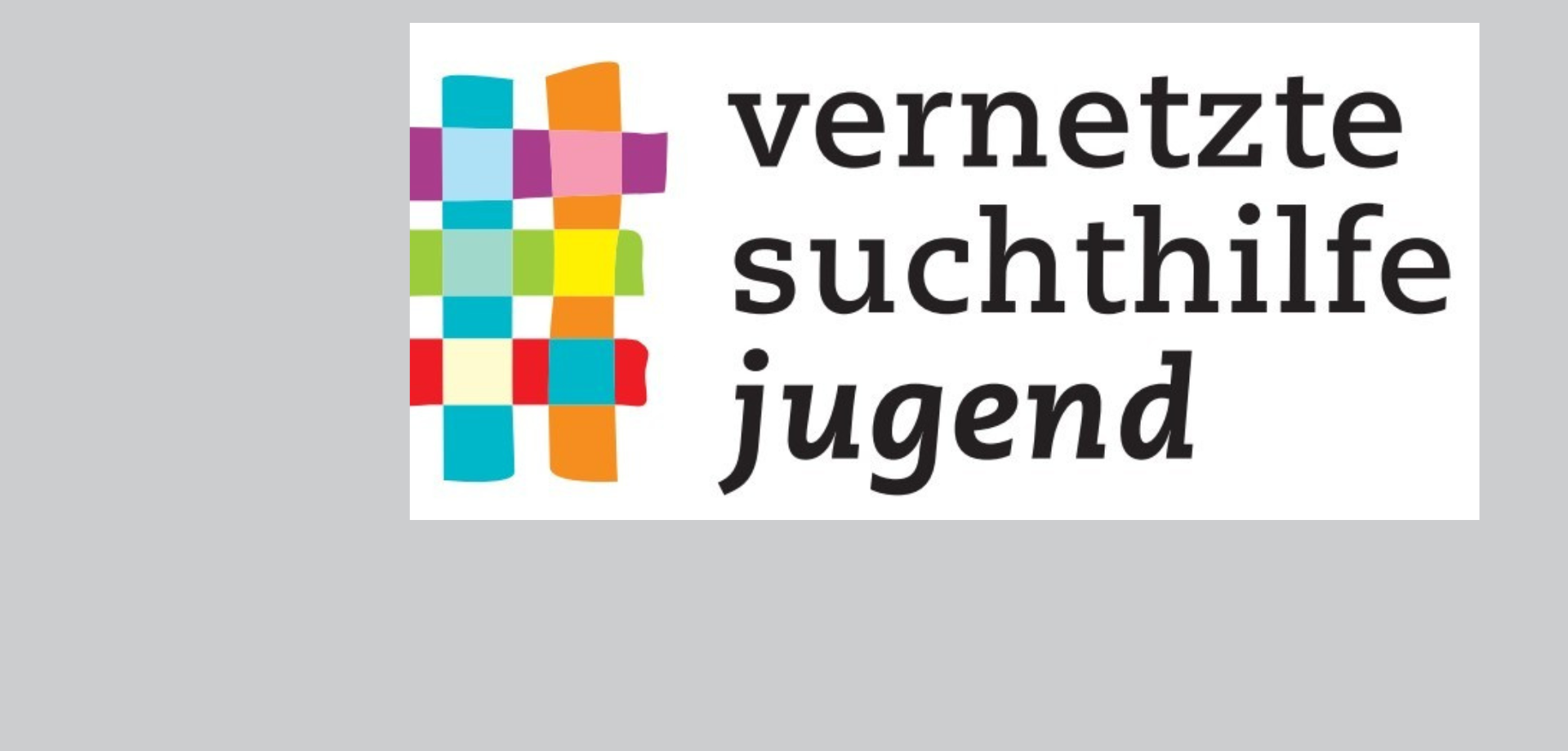 Das Bild zeigt das Logo der Vernetzten Suchthilfe Jugend